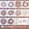 12PCS Large Flower Painting Stencils Set – 12×12 Inch Giant Floral & Sunflower Templates with Brushes for Wood, Wall, Fence, Furniture, Fabric & DIY Home Decor